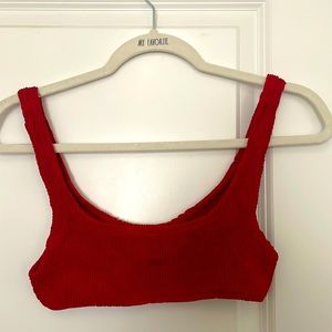 YOUSWIM STRETCHY BIKINI TOP RED